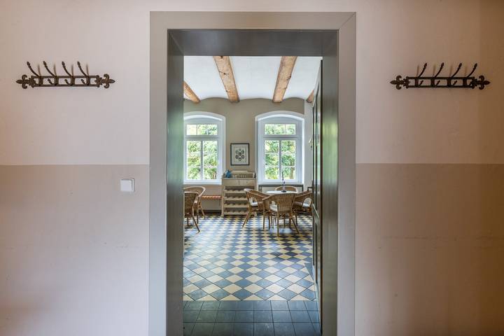 Ferienhaus 'Parkcafe' mit privater Terrasse, Garten und Wlan in Briesen (Mark), Region Oder - Spree
