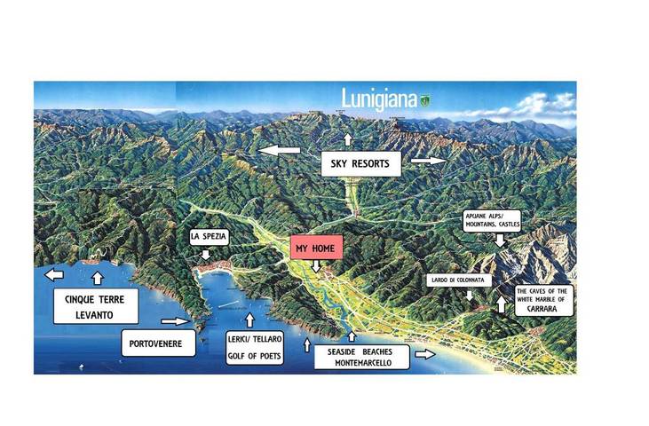Location de vacances pour 15 personnes, avec piscine et vue ainsi que jardin et sauna, animaux acceptés à Sarzana - 4