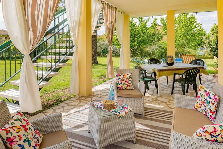 Ferienhaus für 5 Personen, mit Garten und Seeblick, mit Haustier in Lazise