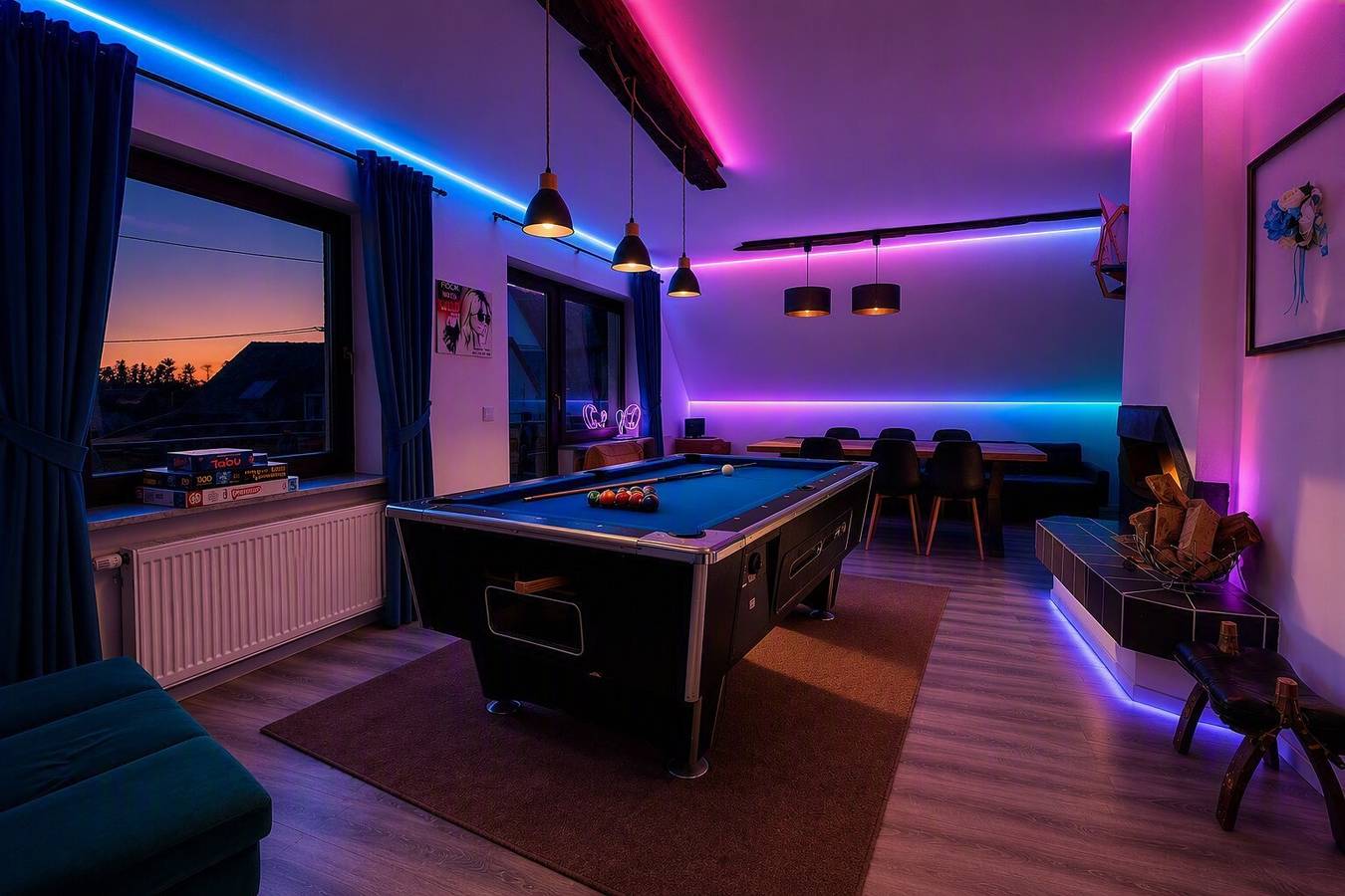 Whirlpool Billiard Gruppenhaus  in Eppenrod, Lahn-Taunus