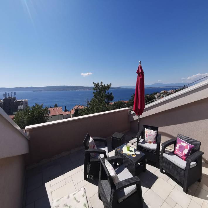 Ferienwohnung für 6 Personen, mit Balkon in Selce