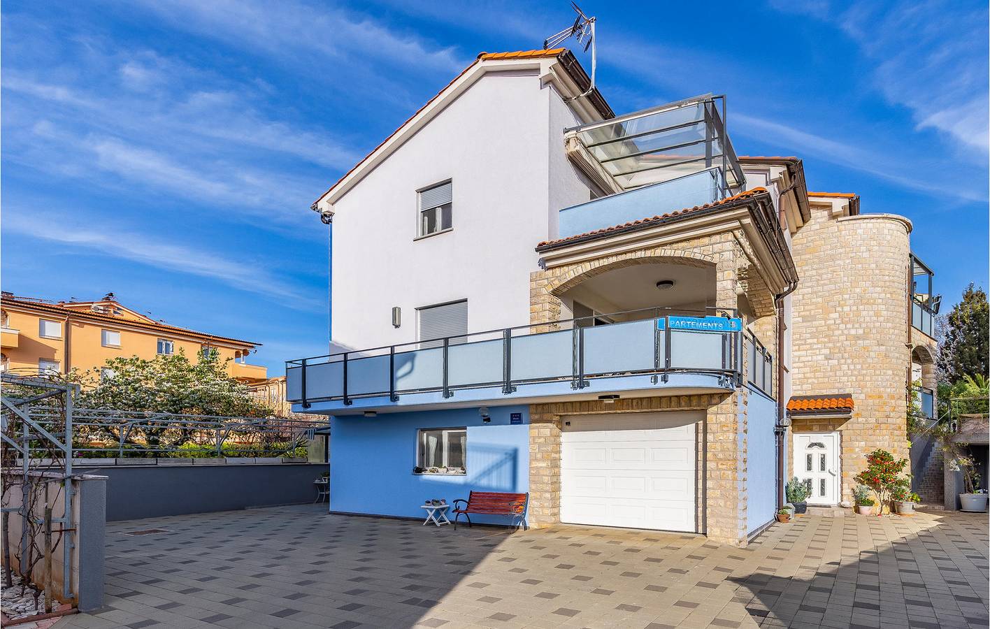 Appartement de vacances entier, Appartement de vacances pour 2 personnes avec terrasse in Medulin City, Medulin