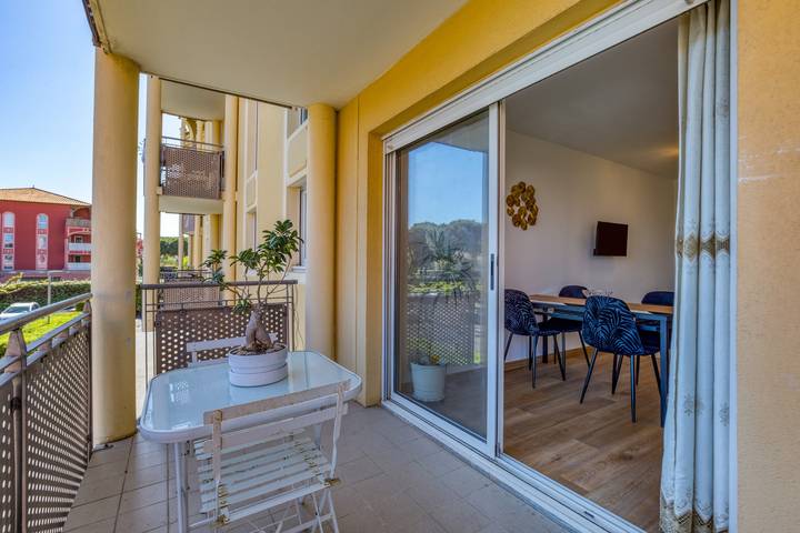Hel lägenhet, Cosy Renovated Apartment Near the Beach With Balcony in Lattes, Medelhavskusten (Frankrike)