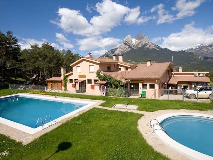 Camping para 2 personas, con jacuzzi y sauna en Pirineo Catalan
