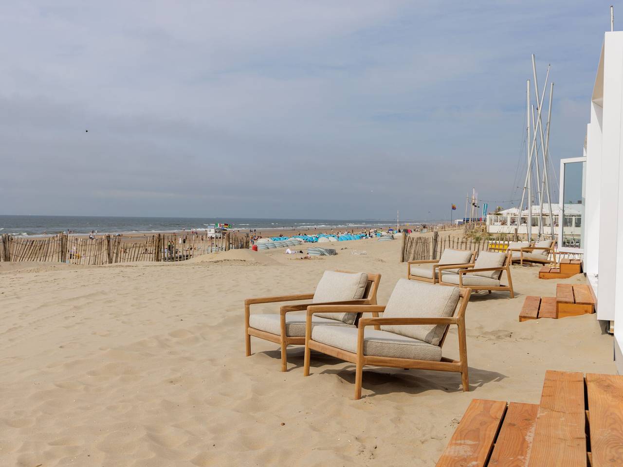 Strandhaus in Zandvoort mit Meerblick in Zandvoort, Niederländische Nordsee