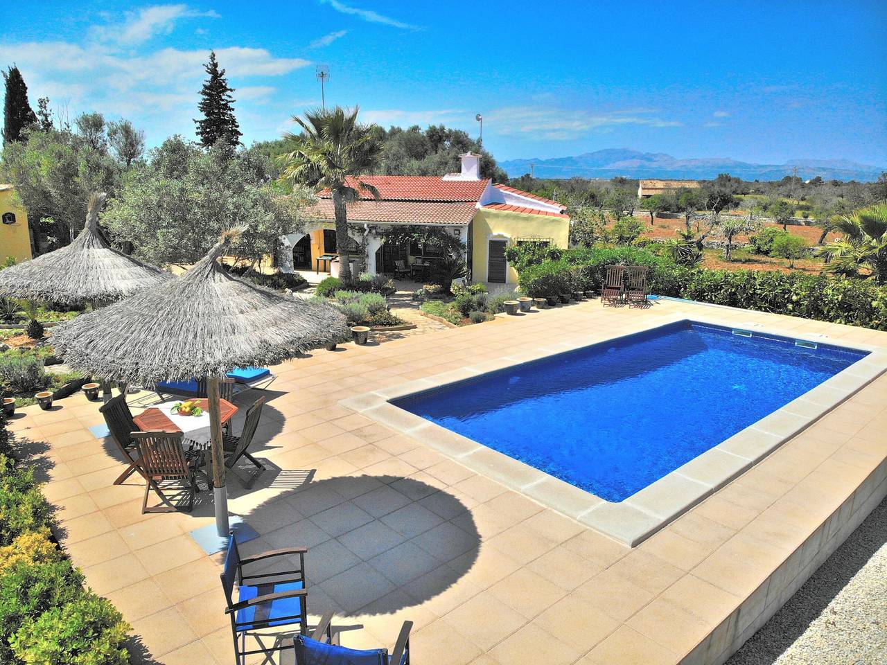 Rustikales Chalet in Santa Margalida mit Pool und Wlan in Santa Margalida, Mallorca Norden