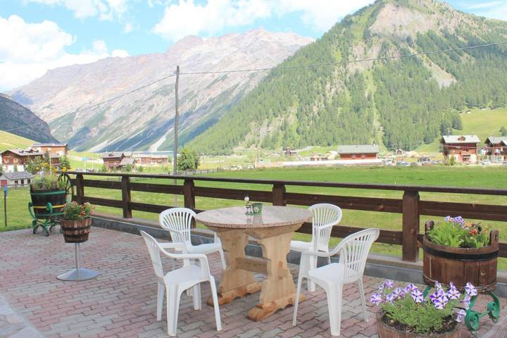 Ferienhaus für 4 Personen, mit Garten und Seeblick in Livigno