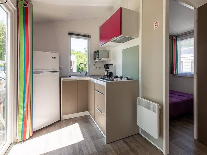 Camping Les Alouettes - Mobilheim 5 personen - Excellence 2 Zimmer Ankunft am Mittwoch in La Chaize-Giraud, Loire-Tal