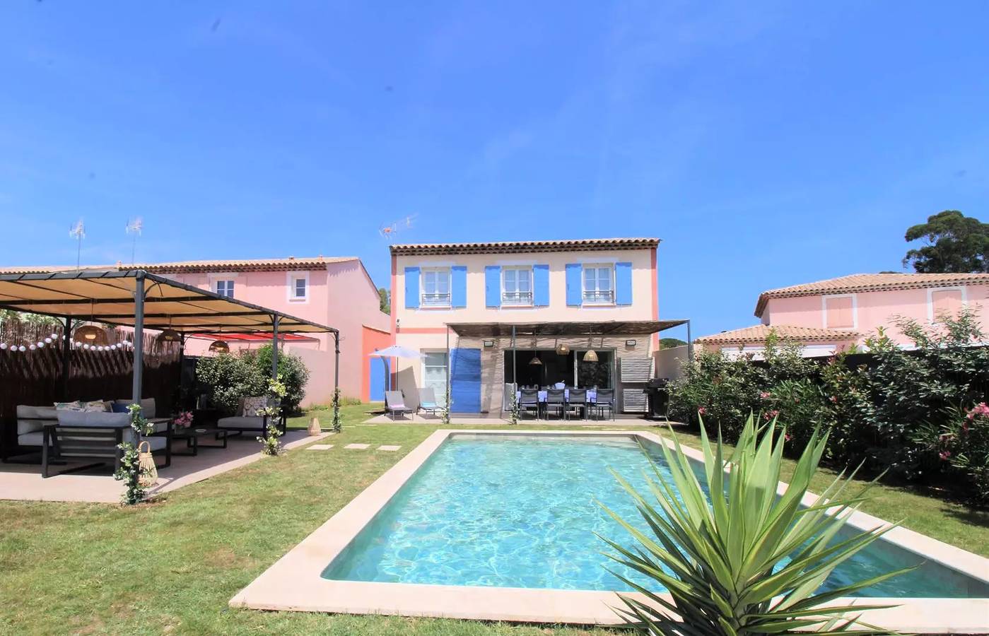 Villa voor 8 personen met privé zwembad en strand te voet in Grimaud in Grimaud, Middellandse Zeekust (Frankrijk)