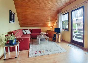 Ferienwohnung für 4 Personen, mit Balkon, mit Haustier in Burgstaaken