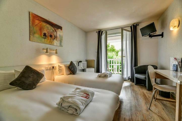 Hôtel pour 2 personnes, avec piscine ainsi que sauna et jardin, animaux acceptés à Saubusse - 3