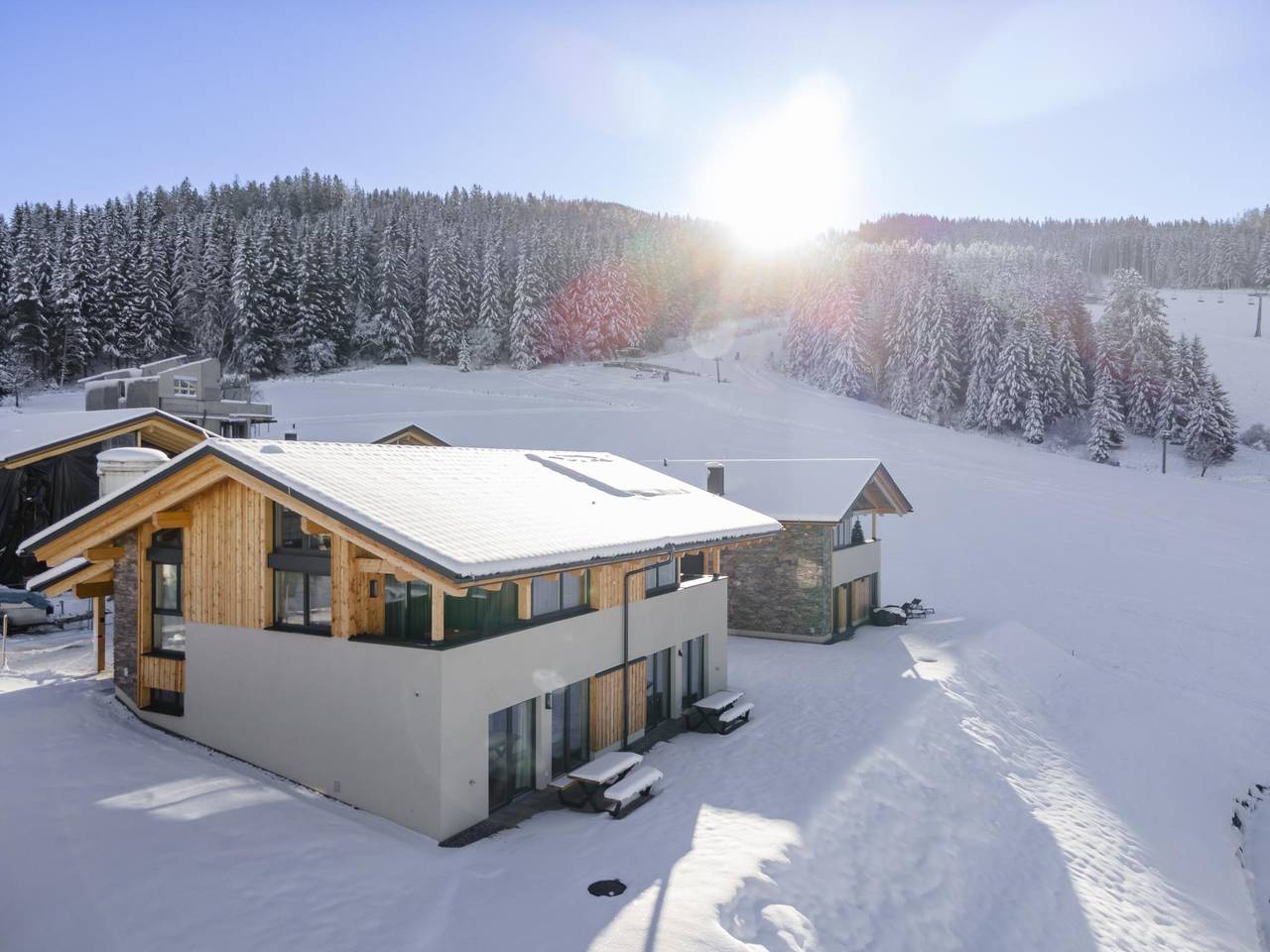 Wunderschöne Ski-in-Ski-out-Lodge mit Sauna in St. Lambrecht, Westliche Obersteiermark