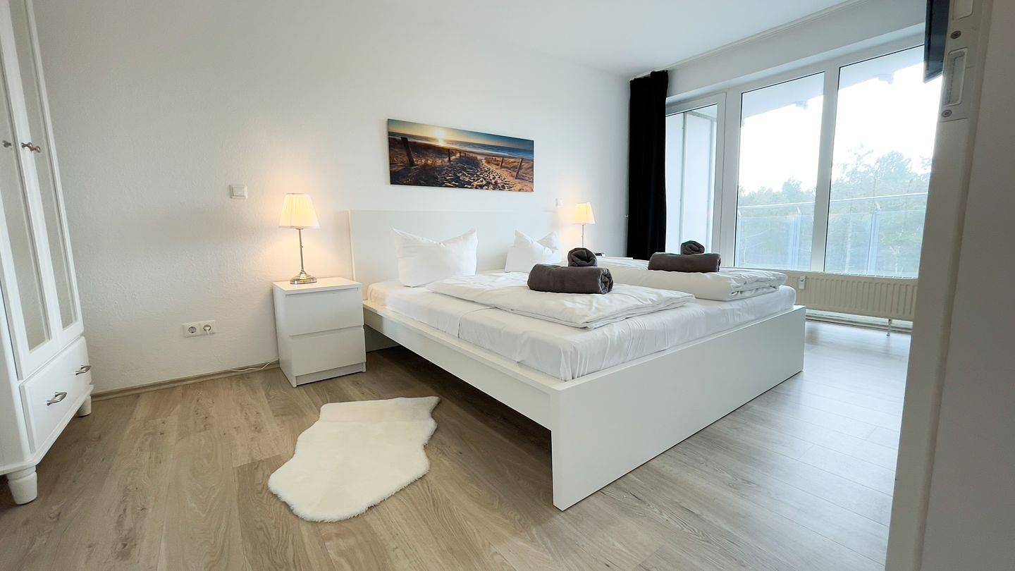 Ganze Wohnung, B3.2 - Familienfreundliche Ferienwohnung mit Balkon und Meerblick in Cuxhaven Sahlenburg in Sahlenburg Strand, Cuxhaven