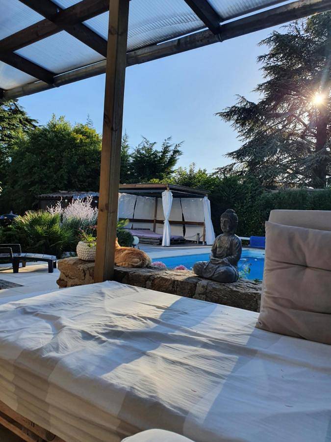 Location de vacances pour 8 personnes, avec vue ainsi que piscine et jardin à Roiffieux - 2