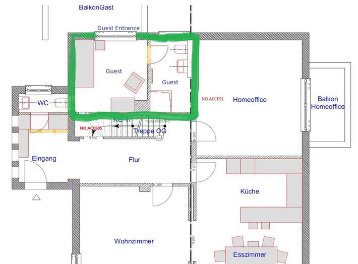 Gîte pour 2 personnes, avec terrasse et jardin dans Marienthal - 4