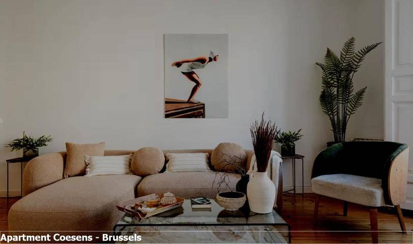 Appartamento per 8 persone, con Balcone e Terrazza nonché Panorama in Bruxelles