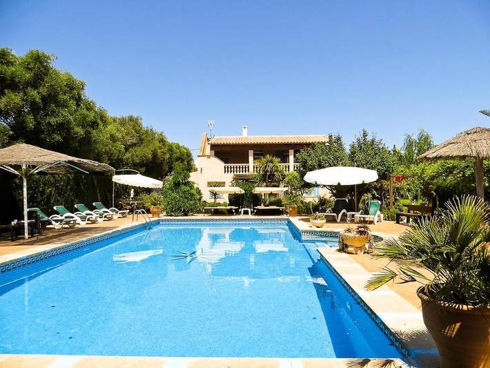 Finca mit Hund für 12 Personen, mit Terrasse und Garten sowie Pool in Portocolom