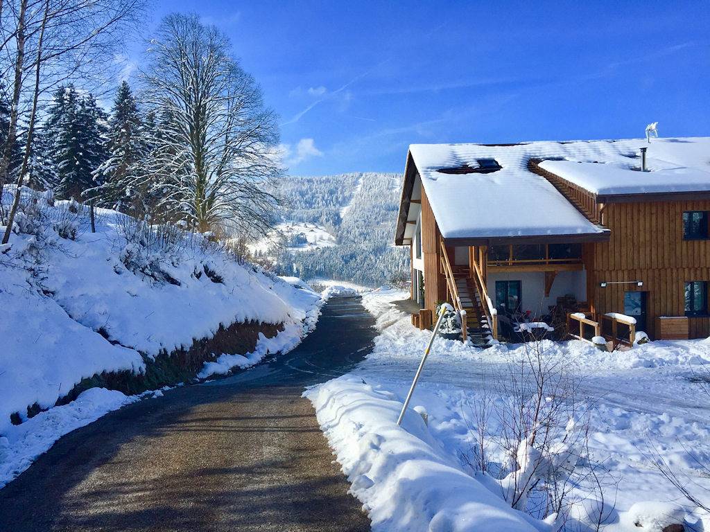 Etoile des neiges, Chalet Bellevue, espace Bien-Être, piscine in Ventron, Parc naturel régional des Ballons des Vosges