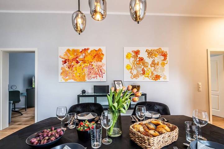 Ferienwohnung für 4 Personen, mit Garten und Balkon