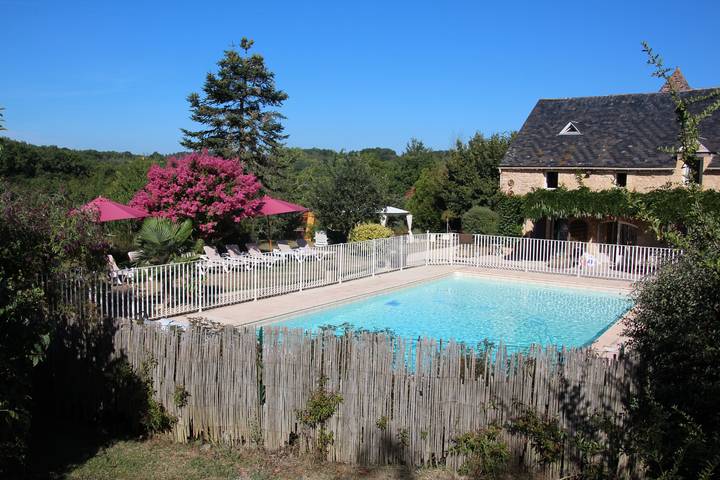 Gîte pour 6 personnes, avec piscine, animaux acceptés