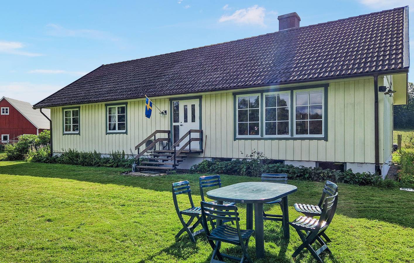 Holiday home for 7 people with garden in Hässleholm region
