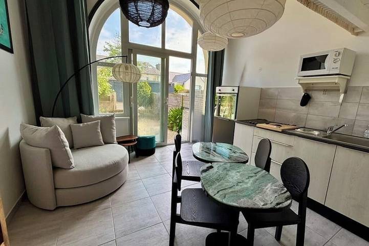 Appartement de vacances pour 3 personnes, avec terrasse et jardin