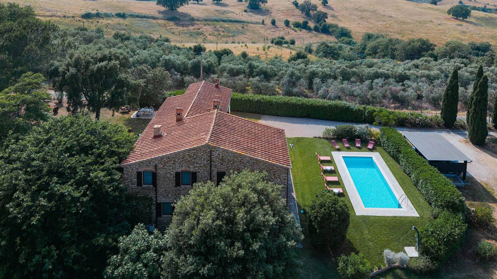 Fonte al Melo in Magliano in Toscana, Provincie Grosseto