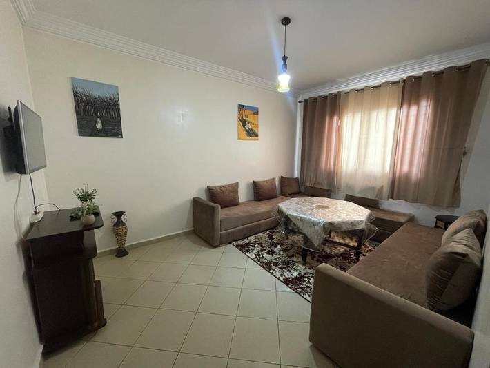 Location de vacances pour 4 personnes, avec balcon et vue à Agadir