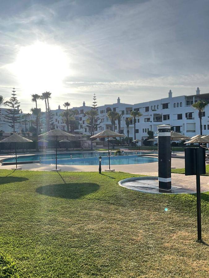 Gîte pour 5 personnes, avec piscine et jardin ainsi que bassin pour enfant et vue, animaux acceptés dans Restinga Smir - 3