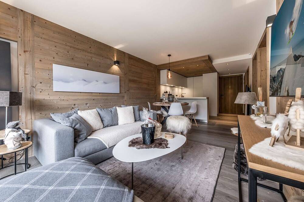 Entire apartment, Modern apartment Courchevel 1550, 4 people, parking, wifi in Saint-Bon-Tarentaise, Les Trois Vallées
