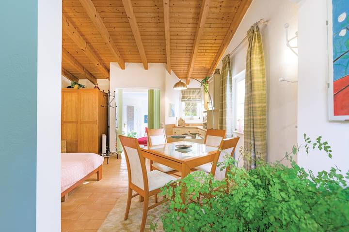 Casa de vacaciones para 3 personas, con Balcón además de Jardín y Vistas al lago en Alentejo - 2