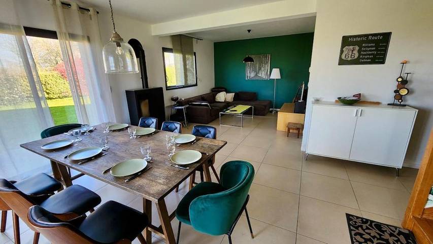 Gîte pour 8 personnes, avec terrasse et jardin à Saint-Martin-aux-Buneaux - 4