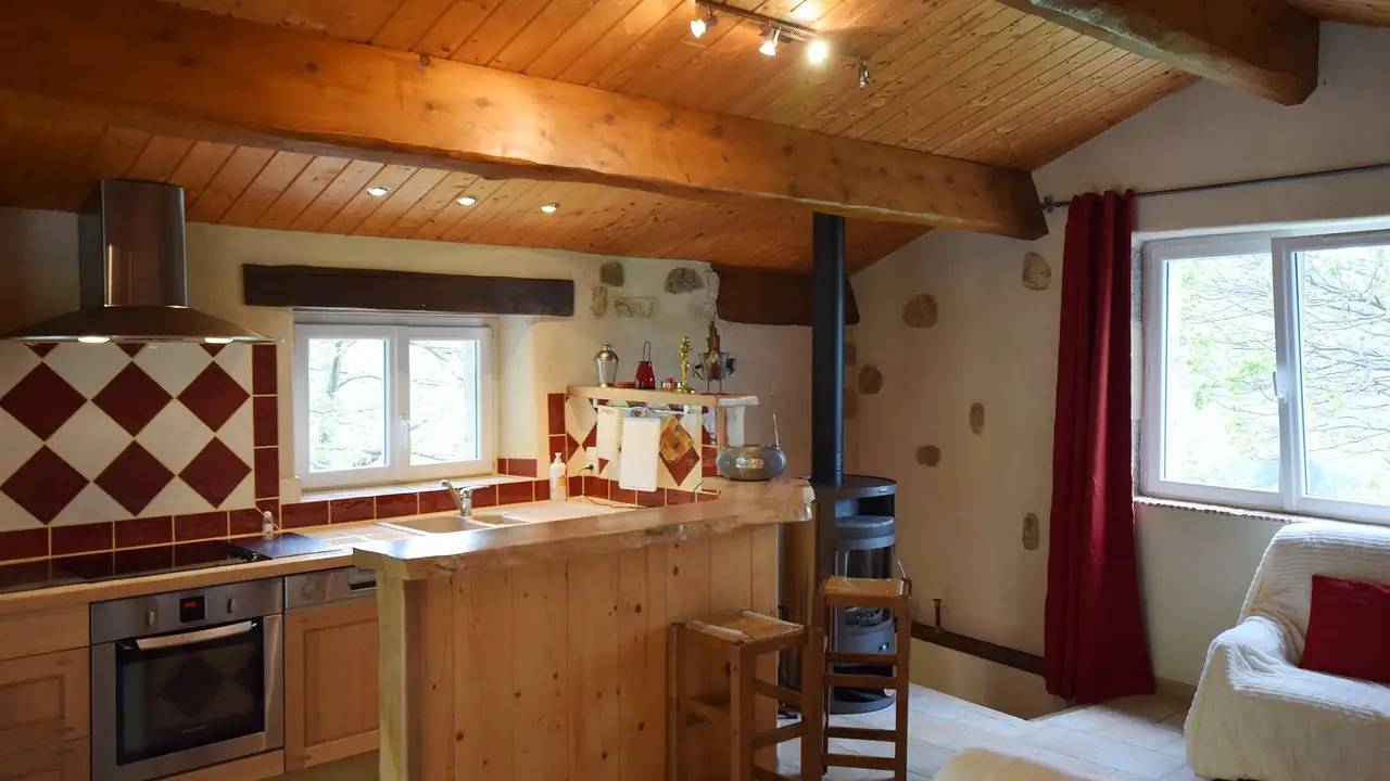 Maison de vacances pour 5 personnes avec terrasse in Saint-Pierre-de-Colombier, Parc naturel régional des Monts d'Ardèche