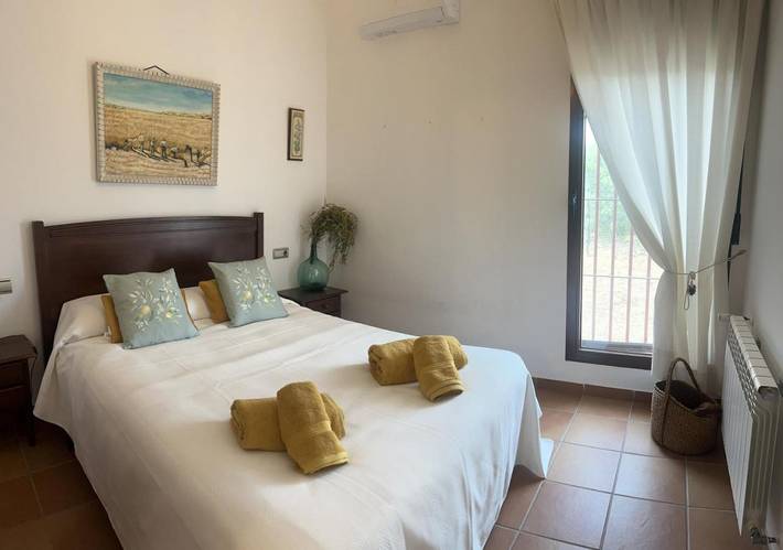 Casa rural para 18 personas, con jardín además de piscina y vistas, Se admiten mascotas en Campo de Montiel - 4