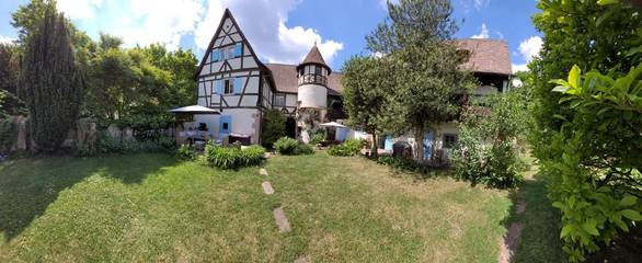 Gîte pour 4 personnes, avec vue et jardin à Wissembourg