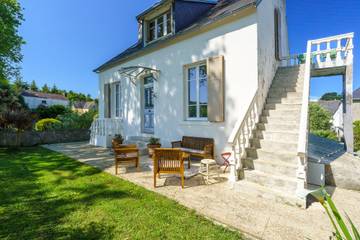 Gîte pour 5 personnes, avec balcon et jardin à Quimper