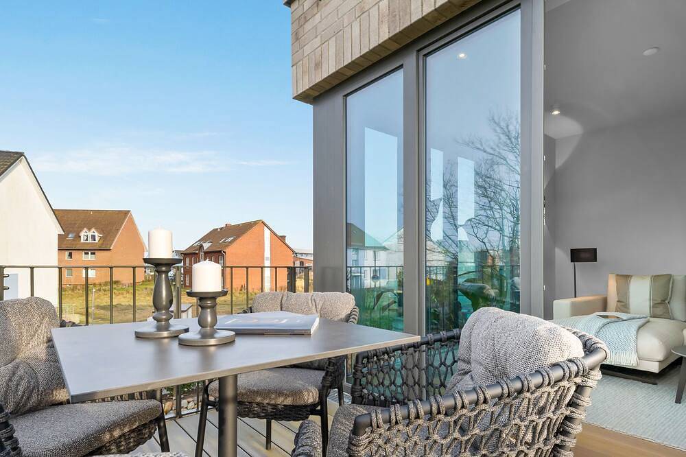 Ganze Wohnung, Nordic Suite - Infrarotdusche, Balkon, Ethanolkamin, Weinkühlschrank, Quooker in List (Sylt), Sylt