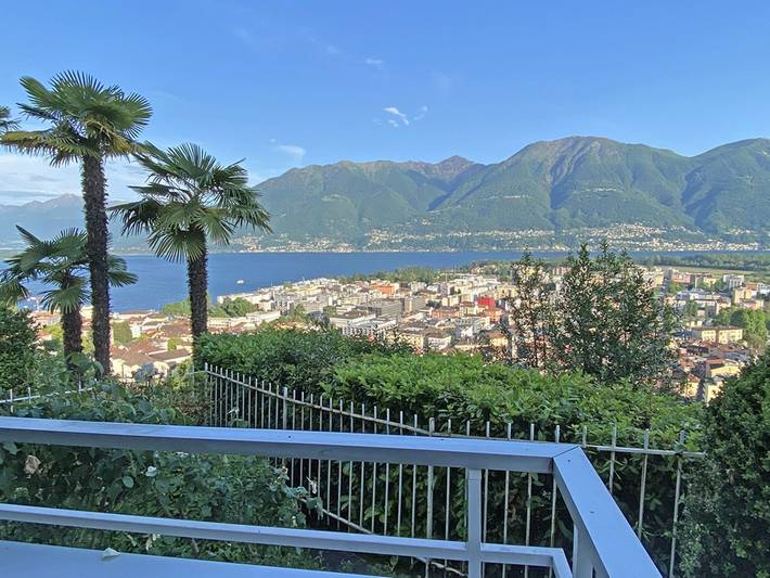 Ferienwohnung für 3 Personen, mit Balkon und Garten sowie Seeblick in Locarno - 2
