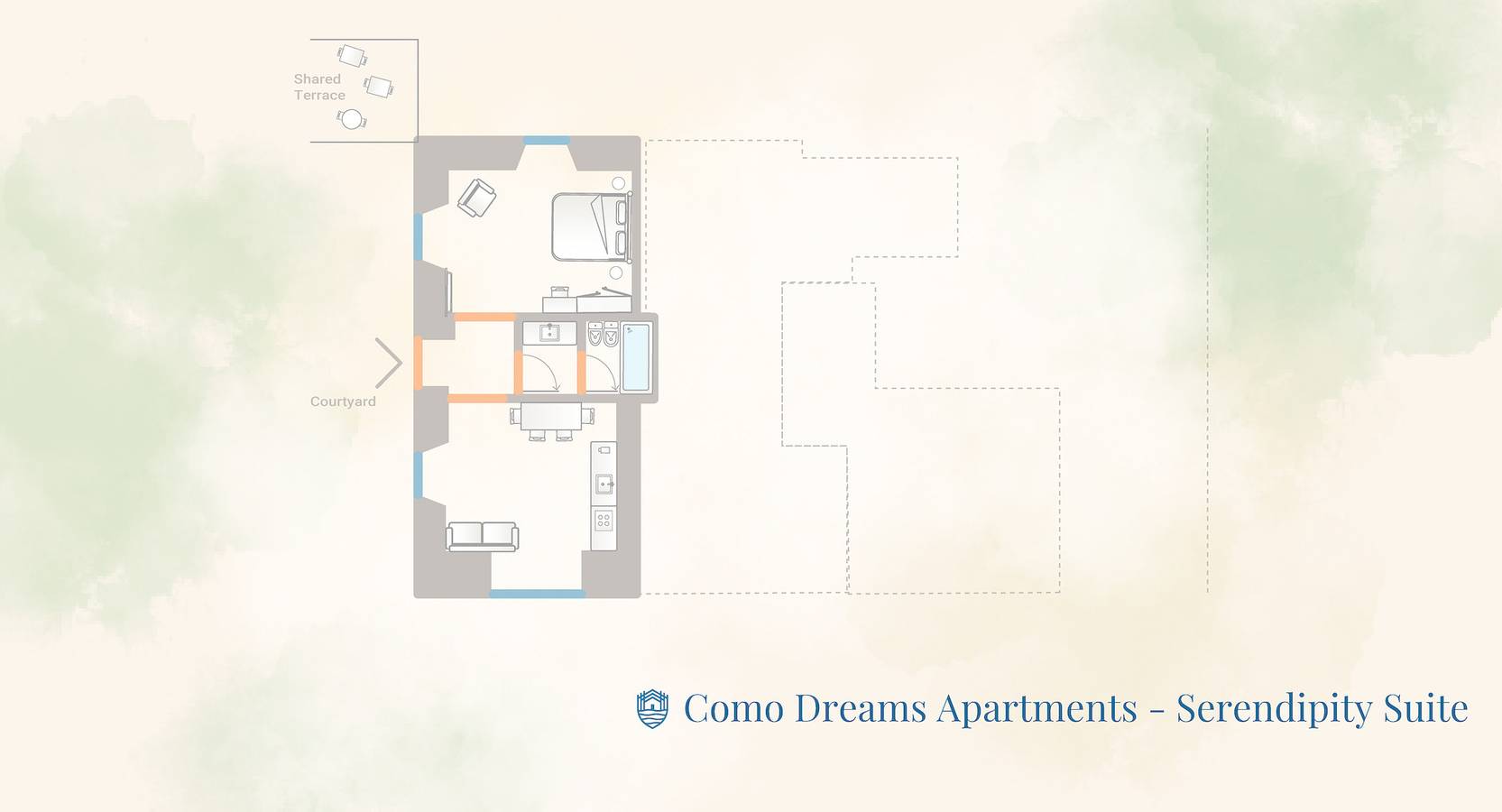 Entire apartment, Como Dreams Apartments - Serendipity Suite in Como, Lake Como