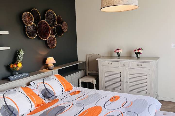 Location de vacances pour 6 personnes, avec balcon et jardin ainsi que jacuzzi et sauna à Goulven - 3