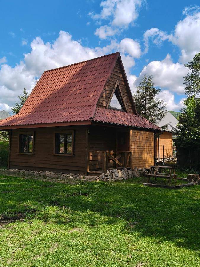 Domek letniskowy dla 4 osób, z Balkon i Taras oraz Ogród i Widok w Bieszczady