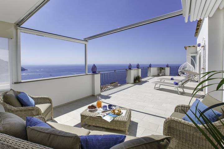 Villa pour 4 personnes, avec balcon à Positano - 4