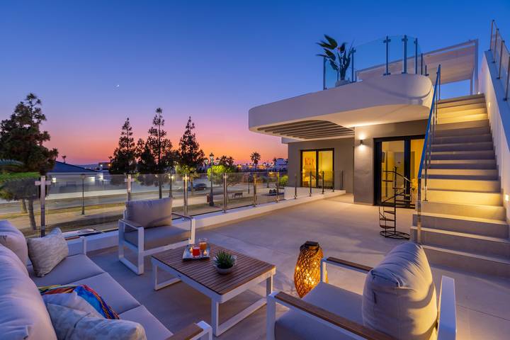 Chalet para 8 personas, con jardín y vistas en Los Alcázares