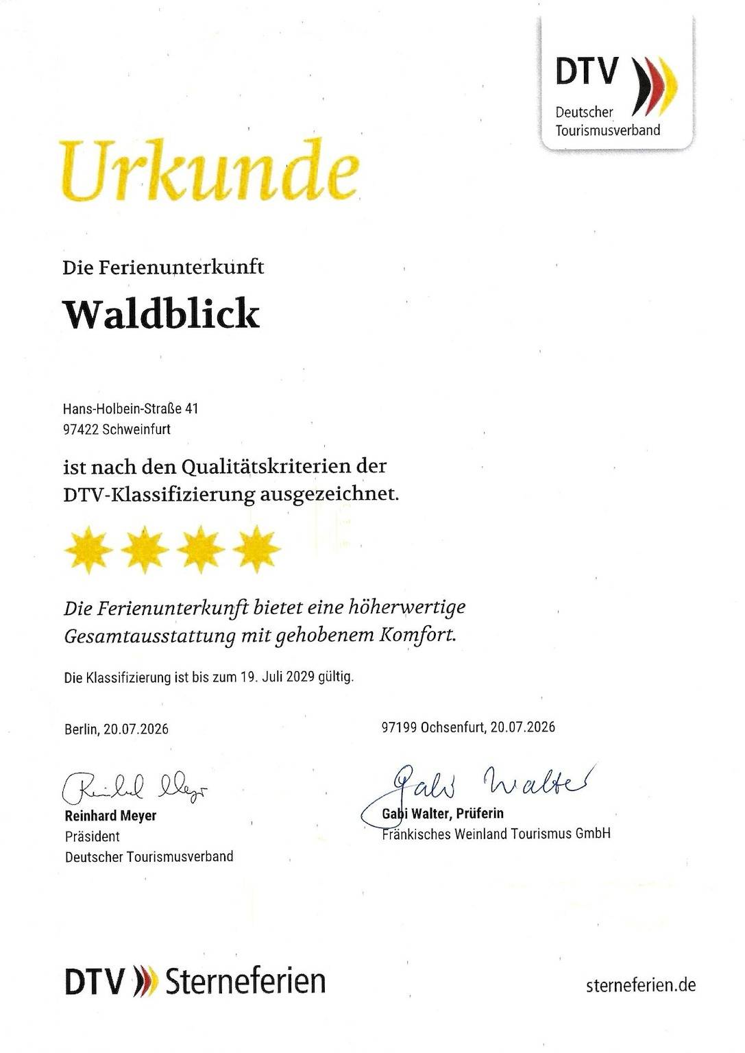 Ganze Wohnung, Ferienwohnung Waldblick Schweinfurt - 4-Sterne Ferienwohnung Waldblick in Schweinfurt, Maindreieck