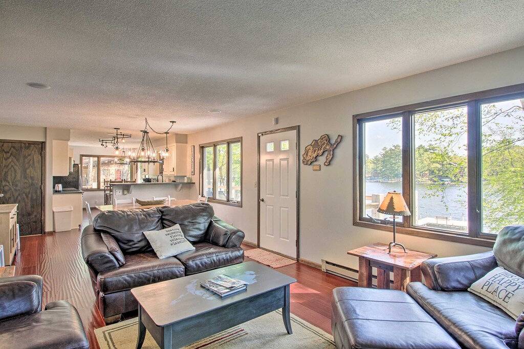 Protected Channel, Swimming, Fishing from Dock in Crosslake, Crow Wing County