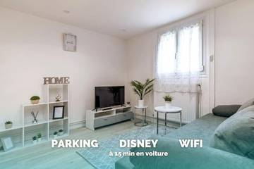 Gîte pour 2 personnes, avec terrasse et jardin à Jablines