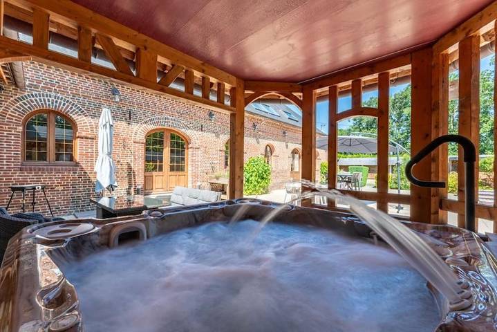 Gîte pour 15 personnes, avec sauna et piscine ainsi que vue et jardin, animaux acceptés à Gerponville - 2