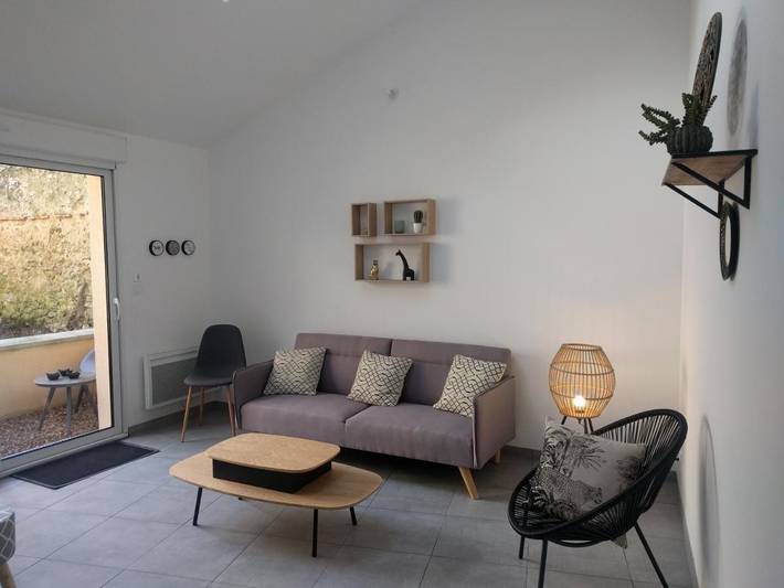 Maison de vacances pour 6 personnes, avec Terrasse ainsi que Jardin et Vue