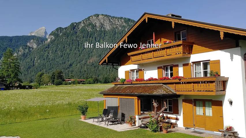 Gîte pour 3 personnes, avec Balcon ainsi que Terrasse et Jardin dans Schonau Am Konigssee - 2