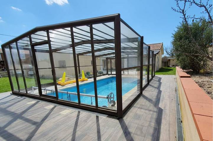 Location de vacances pour 10 personnes, avec jardin à Léguevin